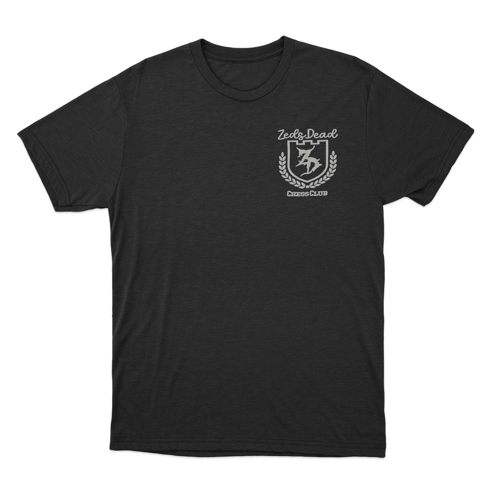 Chess Club Crest T Shirt Black Chess Club Crest T Shirt Black
